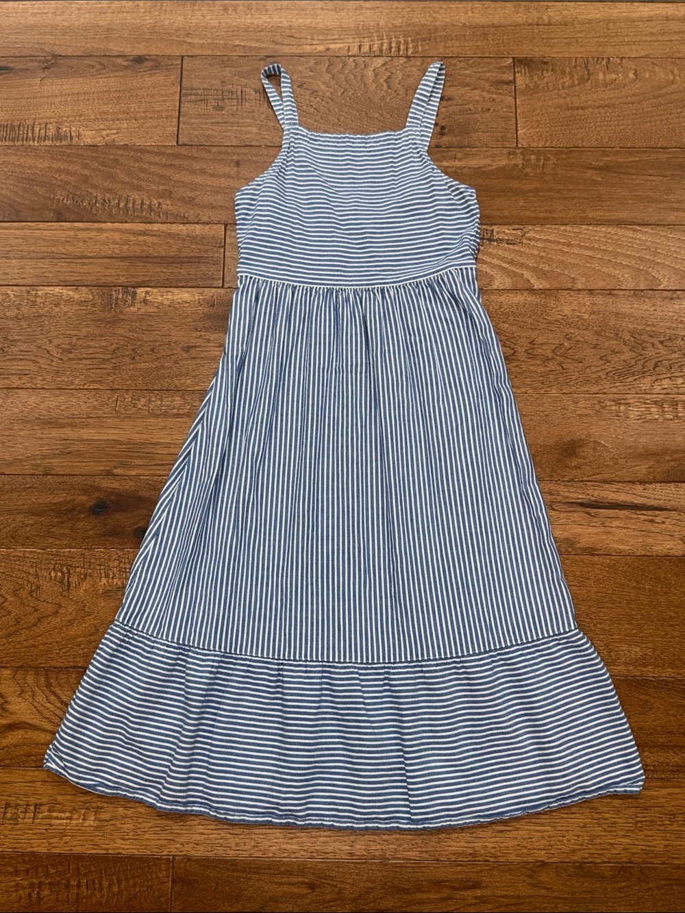 Old Navy Girls Fit and Flare Sleeveless Striped Midi Dress - Size M (8)